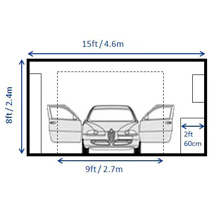 ガレージ garage 一台用 車 車庫 ガレージサイズ